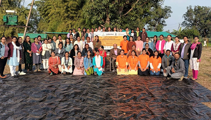 Agriculture extension officers witness regenerative agriculture practices at Nico Roozen Centre